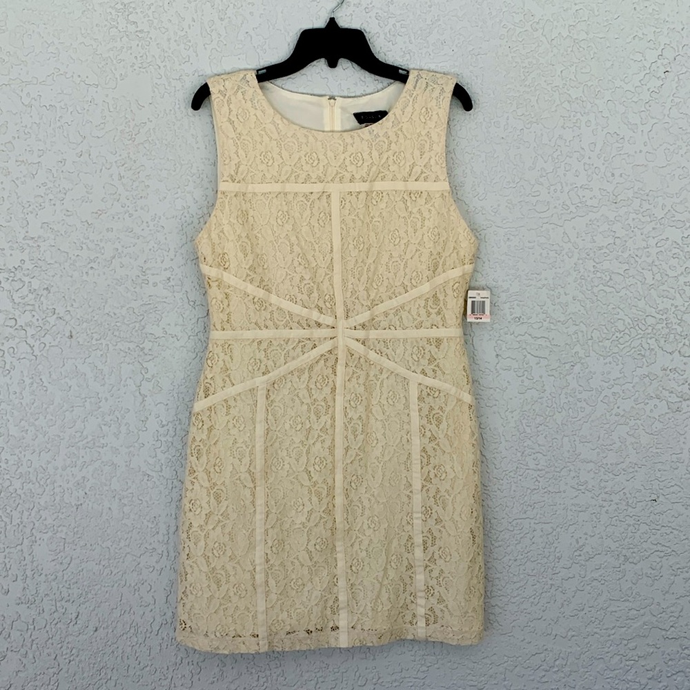 B.Darling lacy dress ivory color size 13/14